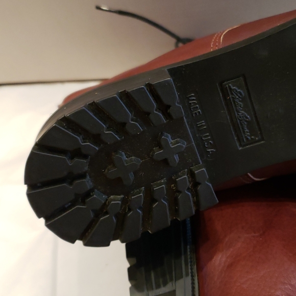 Eddie Bauer NEW Lug Sole Lace Up Leather Boot Women's 10 Burgundy USA 🎉HPx2🎉 - Picture 13 of 16